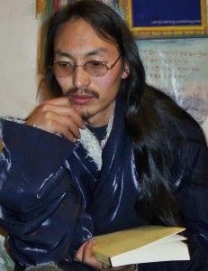 Tibetan writer, teacher and father of two, Gangkye Drupa Kyab