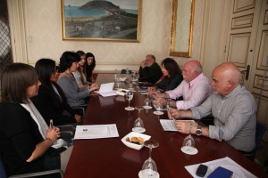 TCHRD executive director in a meeting with representatives of the Basque Nationalist Party  the Spanish Socialist Party, and the People's Party .