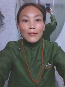 Mother of two, Sangyal Tso, died of self-immolation protest.