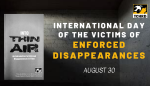 TCHRD stands in solidarity with all victims of enforced disappearances TCHRD stands in solidarity with all victims of enforced disappearances