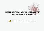 TCHRD Statement on the Systematic Torture and Abuse of Tibetans in Tibet TCHRD Statement on the Systematic Torture and Abuse of Tibetans in Tibet
